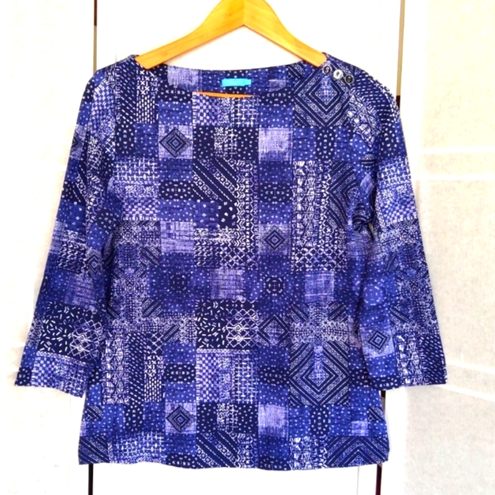 NWOT ! J.Mclaughlin purple long sleeves top Catalina Cloth
